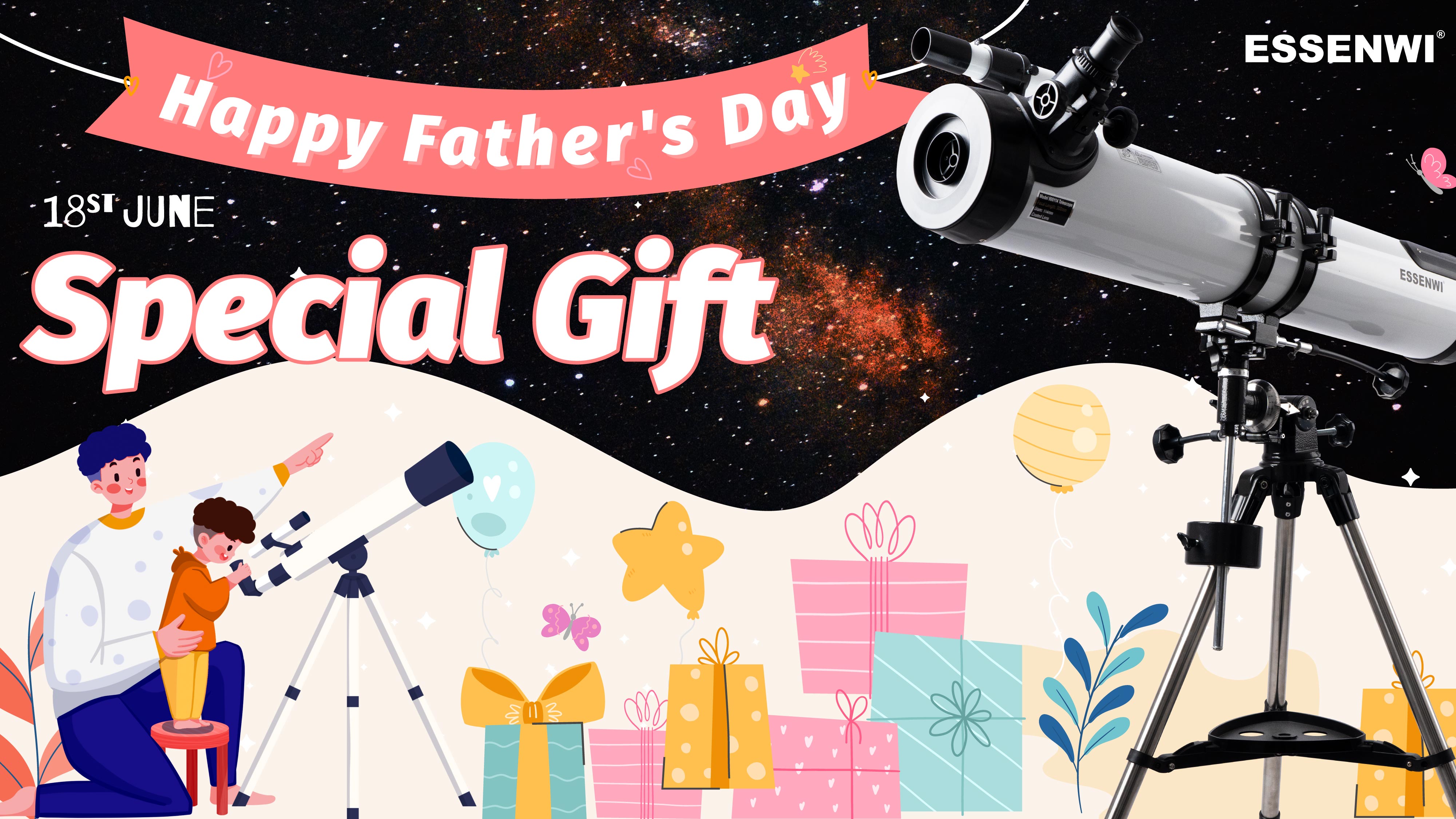 Telescopes can be a special gift to father